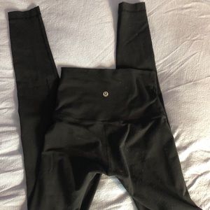 High wasted full length lululemon leggings size 2